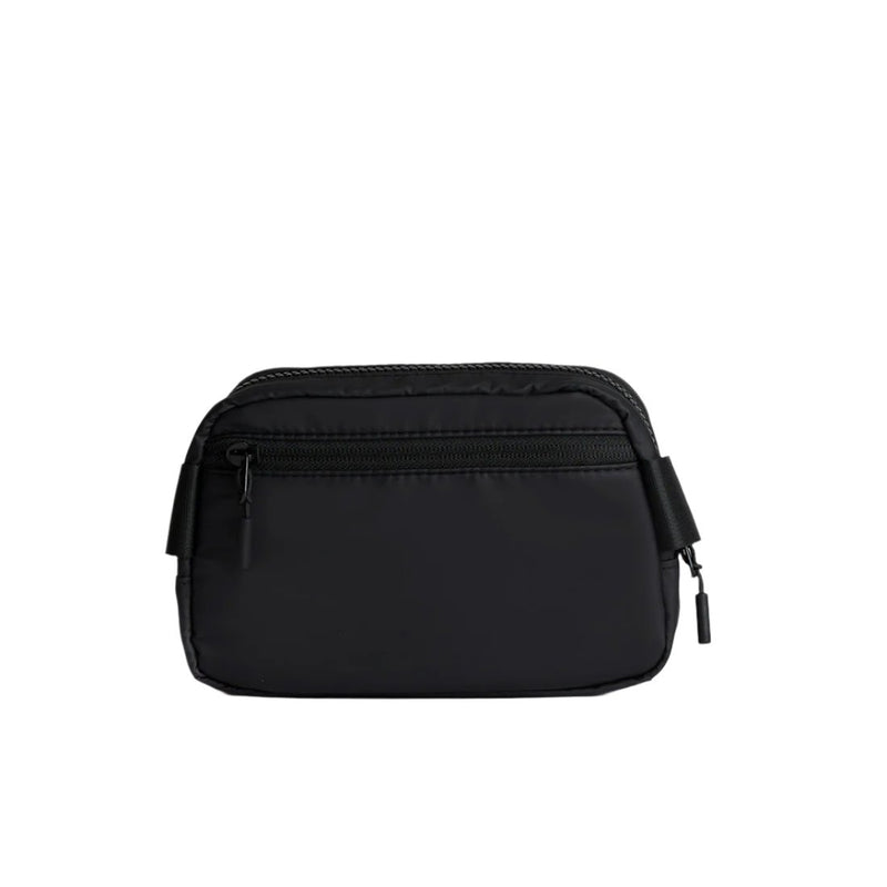 Quinn Belt Bag Matte Black zipped back