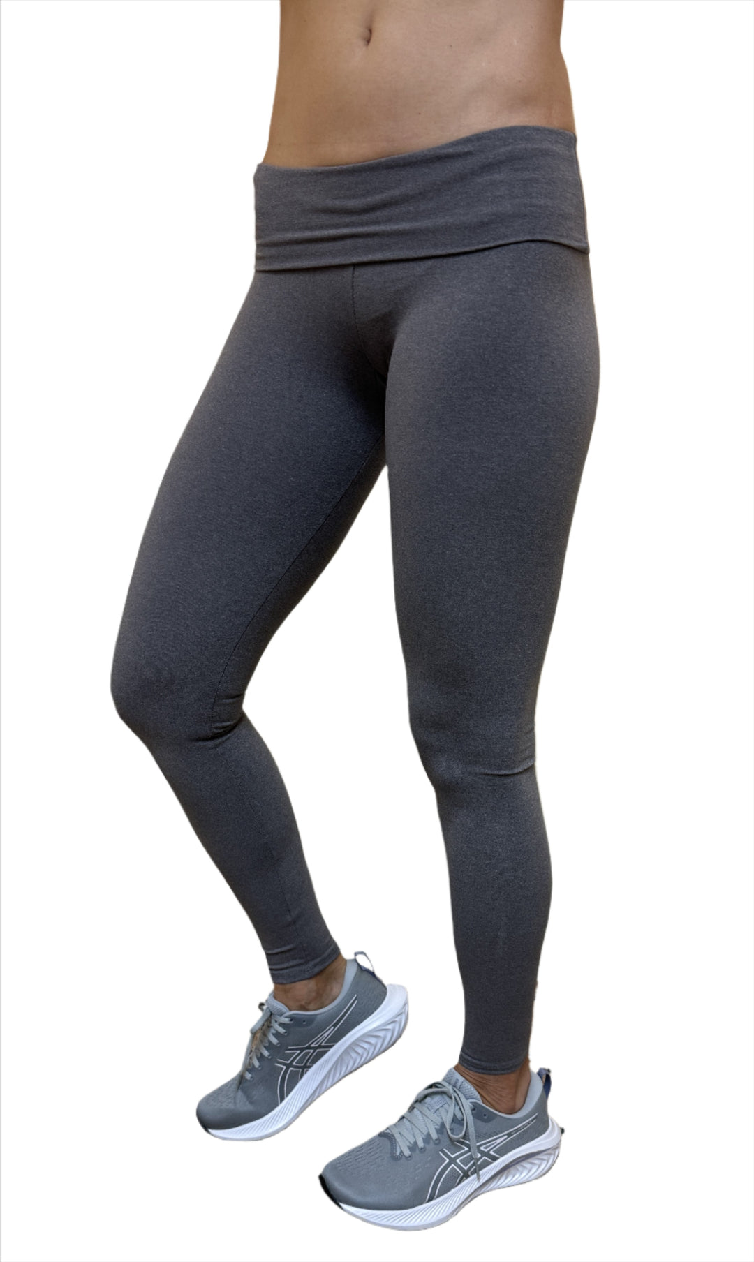 One Step Ahead Roll Down Heather Grey Legging 