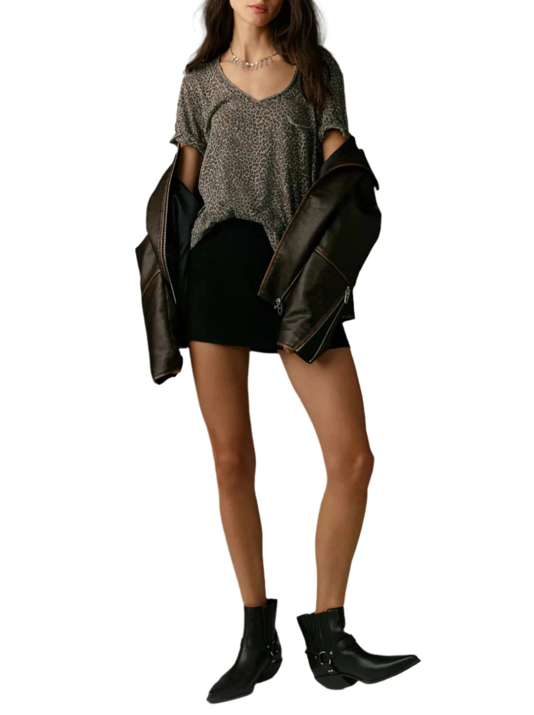 TLA Lars V-Neck Tee Shirt with Pocket Tee - Regular, Petite & Plus