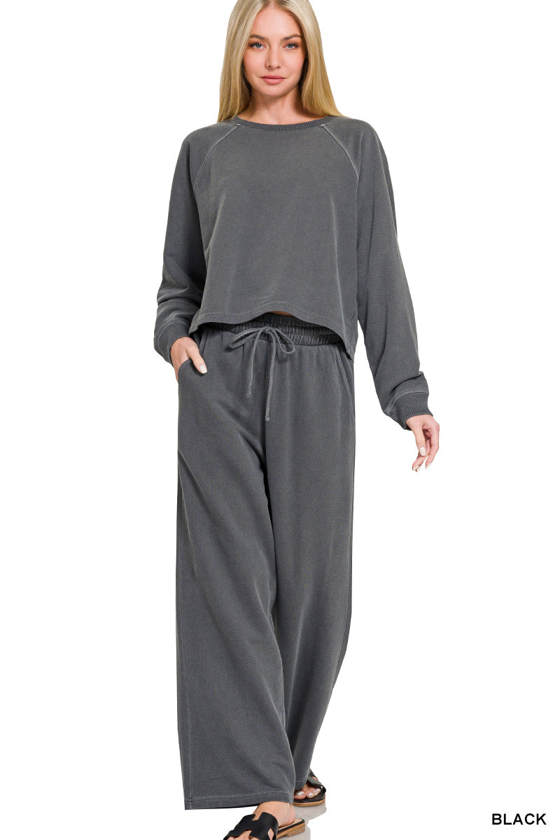 Zenana 100% Cotton Active Sweat Set TWPW-5301