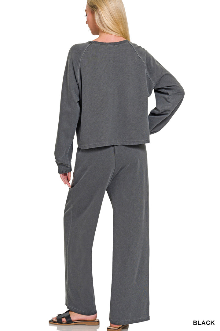 Zenana 100% Cotton Active Sweat Set TWPW-5301