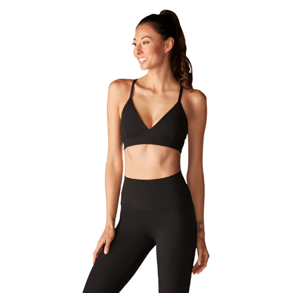 Tavi Active Studio Bra Black V neck