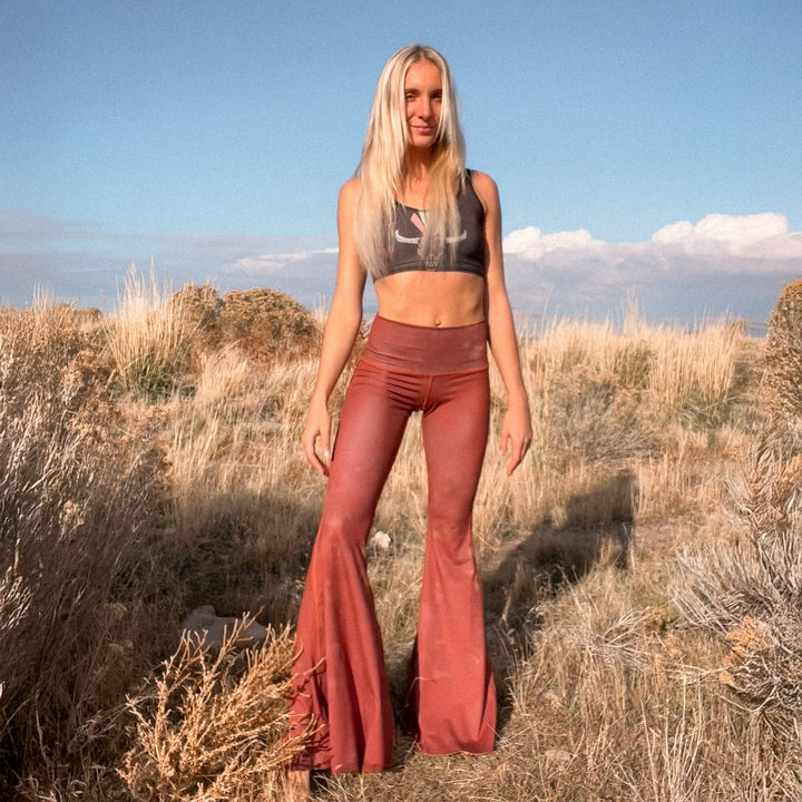 Buffalo Princess Rust Long Bell Bottom