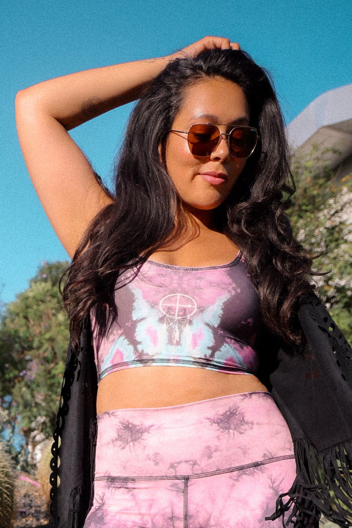 Eagle Feather Pink Lover Tank