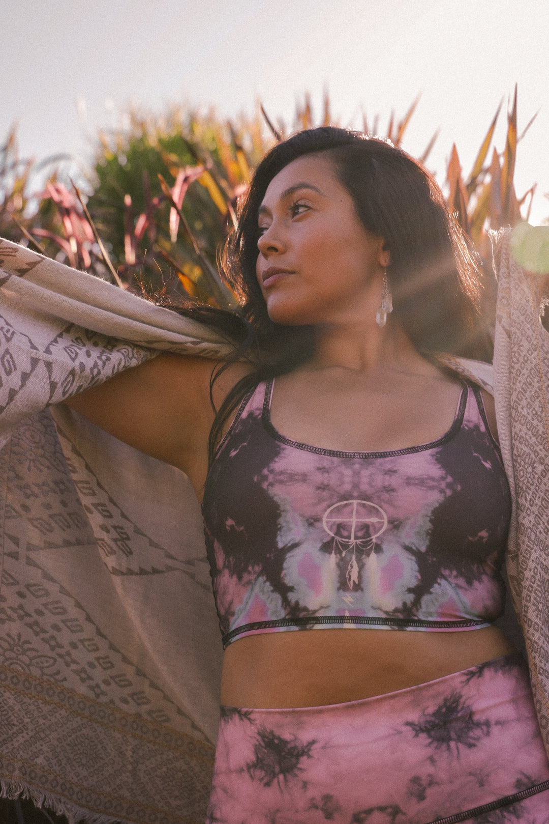 Eagle Feather Pink Lover Tank