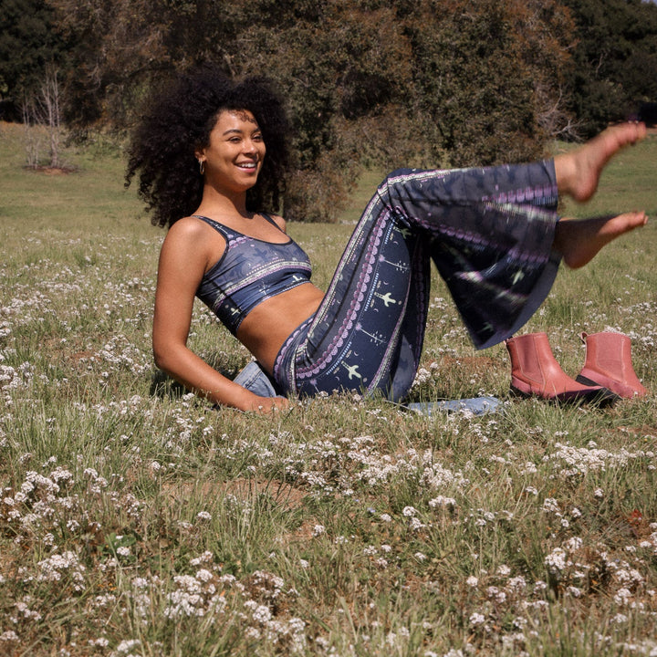 Wild and Free Crop Bell Bottom *Final Sale