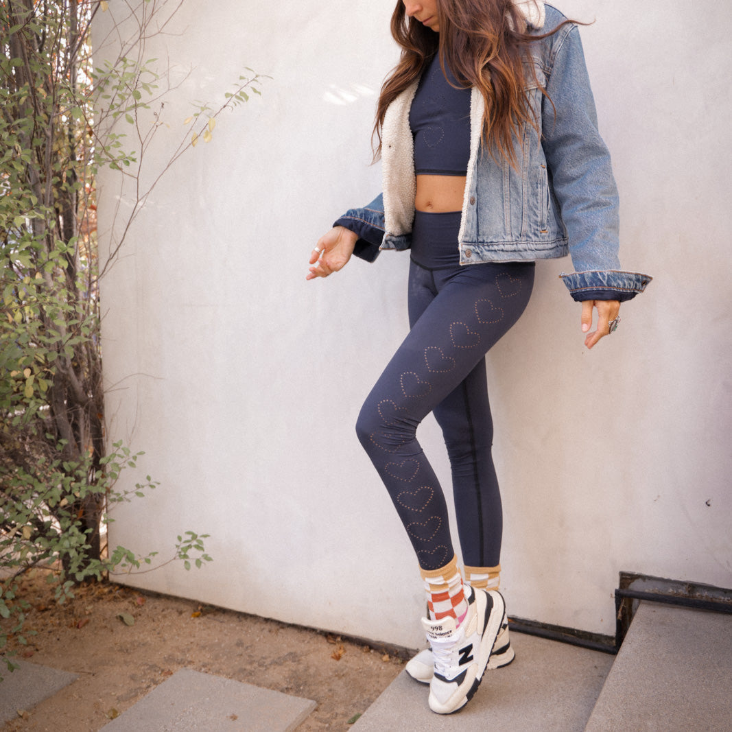 Heart Laser Navy Hot Pant ♡