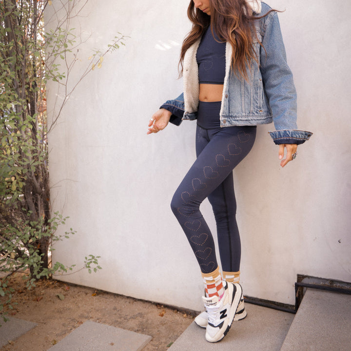 Heart Laser Navy Hot Pant ♡