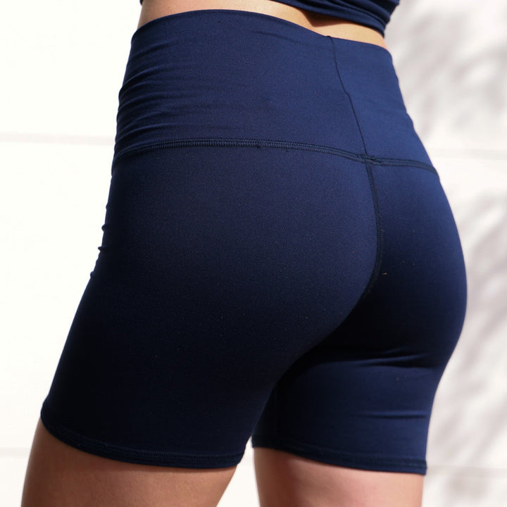 Solid Navy Bike Short ♡