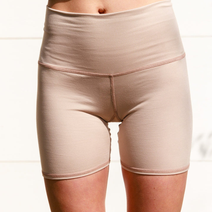 Solid Tan Bike Short ♡