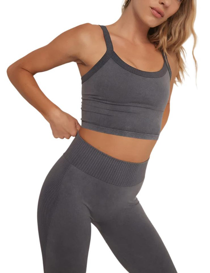 Z Supply GOOD DAY SEAMLESS TANK BRA - graphite - Side Rear View