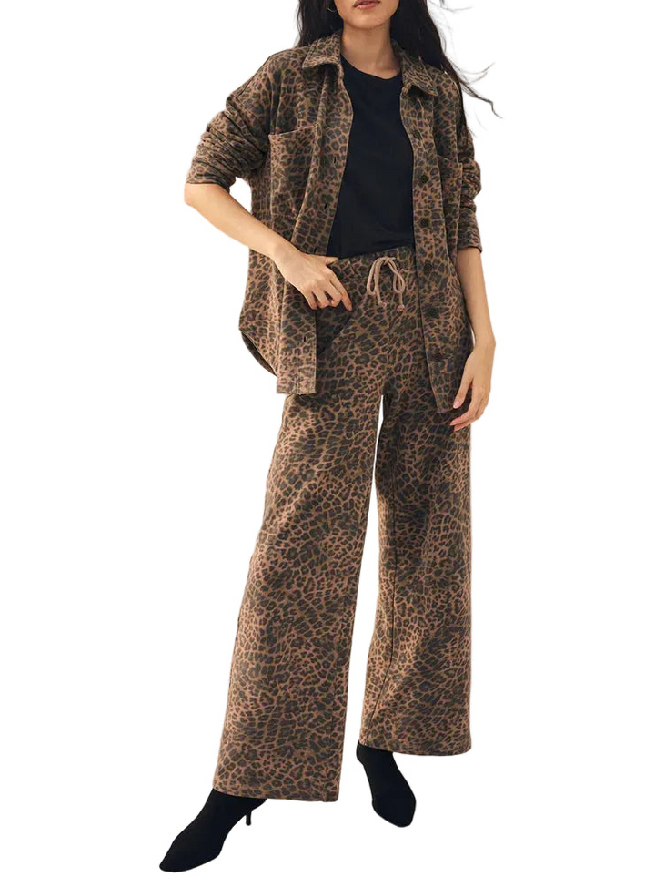 Z Supply Hunter Leopard Knit Pant