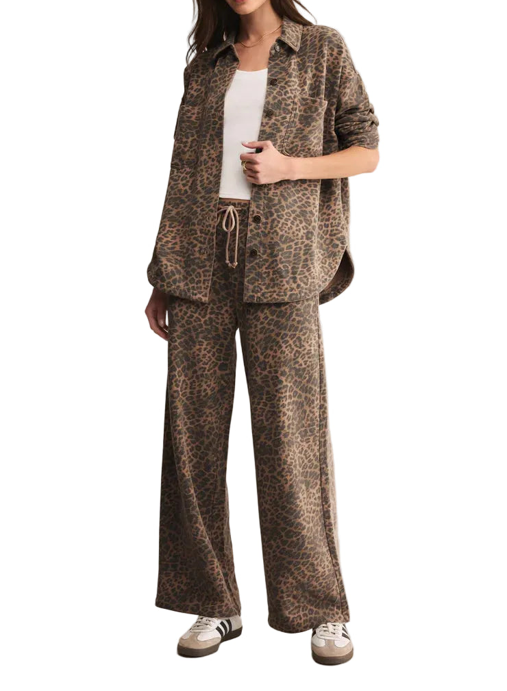 Z Supply Hunter Leopard Knit Pant