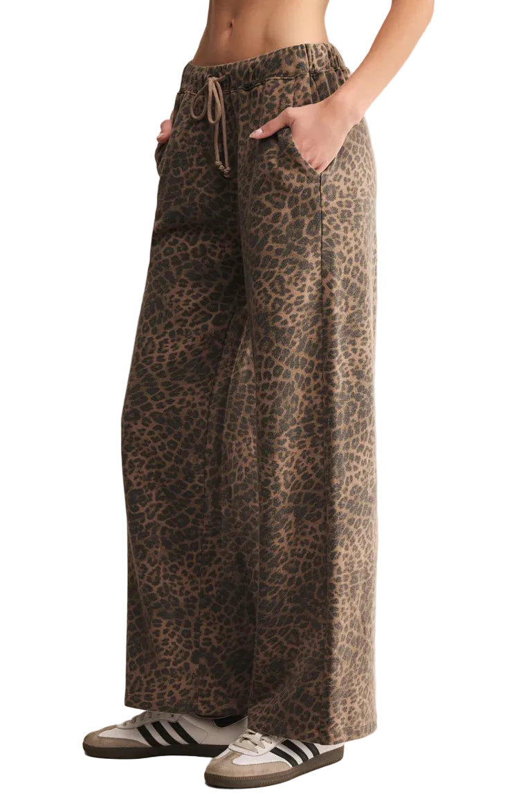 Z Supply Hunter Leopard Knit Pant