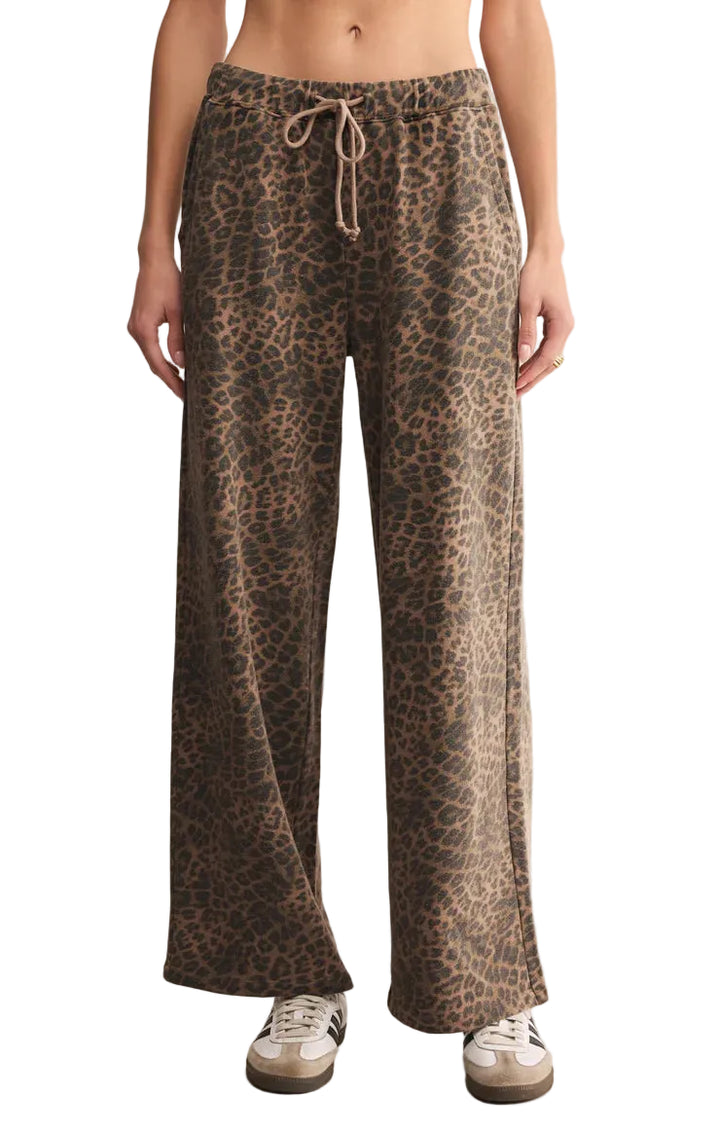 Z Supply Hunter Leopard Knit Pant