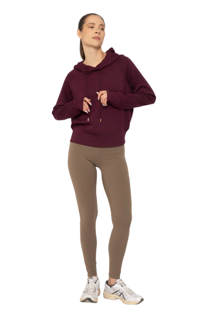 Mono B Manhattan Minimal High Waist Legging - Java - Front Full View