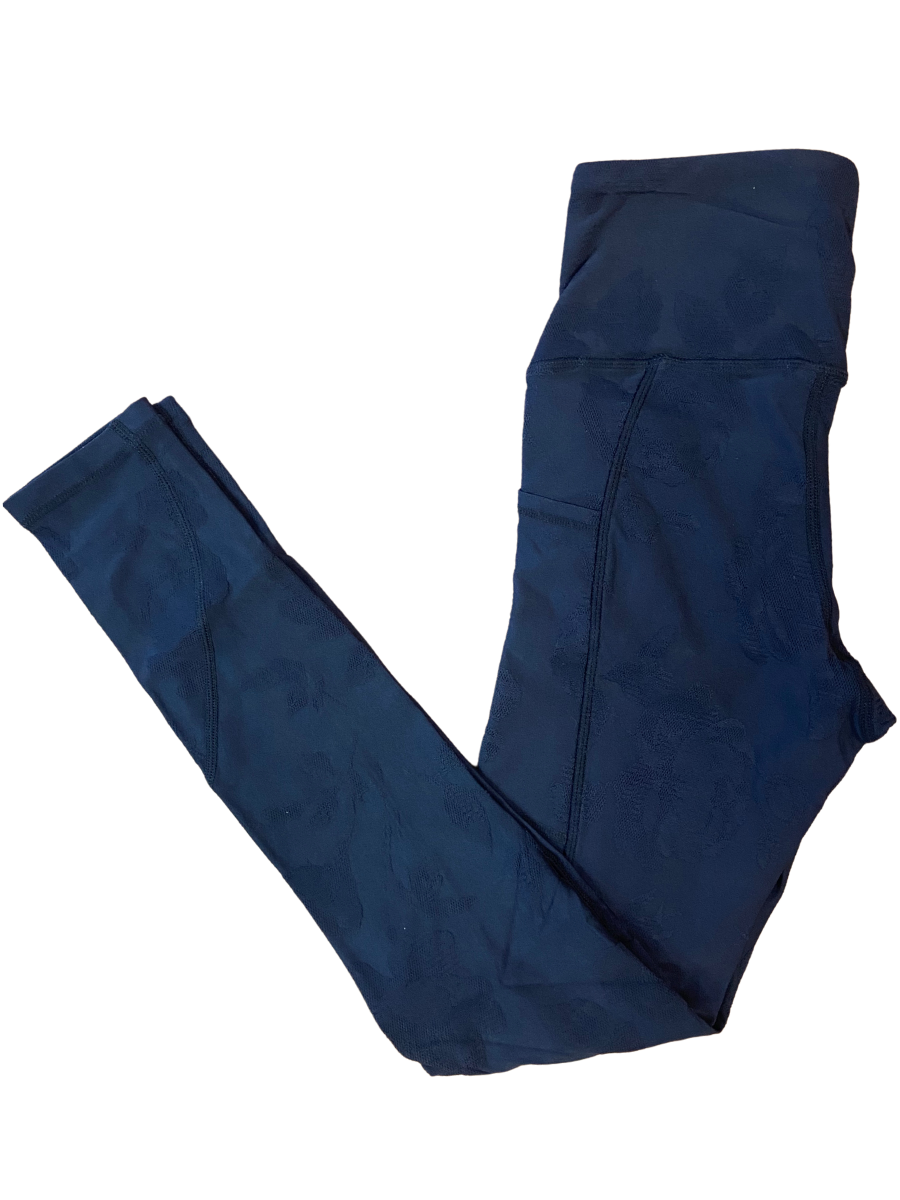 Mono B Jacquard Texture High-Waisted Leggings APH8066