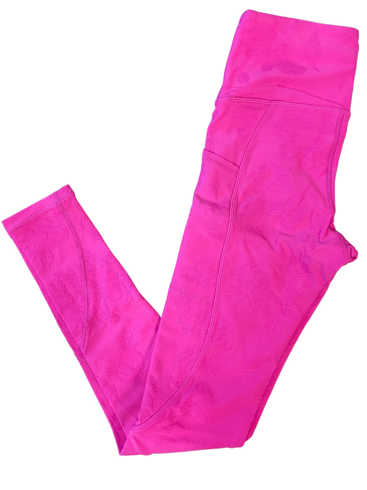 Mono B Jacquard Texture High-Waisted Leggings APH8066