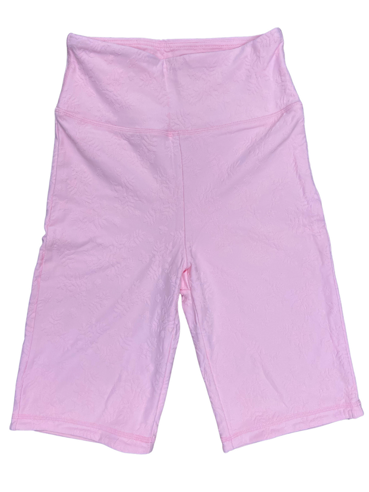 Mono B Jacquard Texture Biker Short mini Floral APH8071