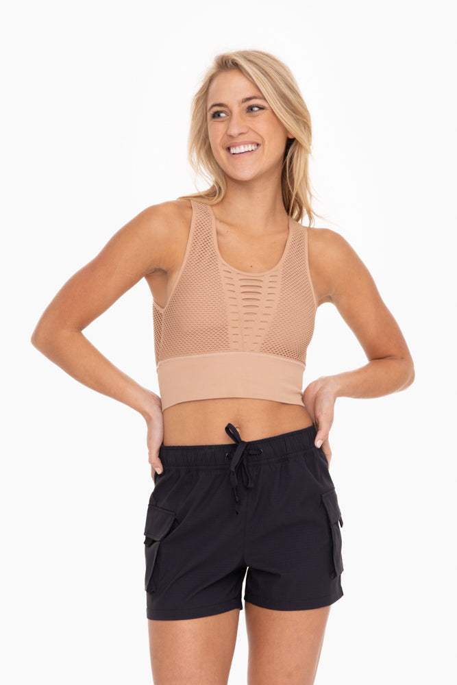 Mono B Laser Cut Sports Bra AT2249