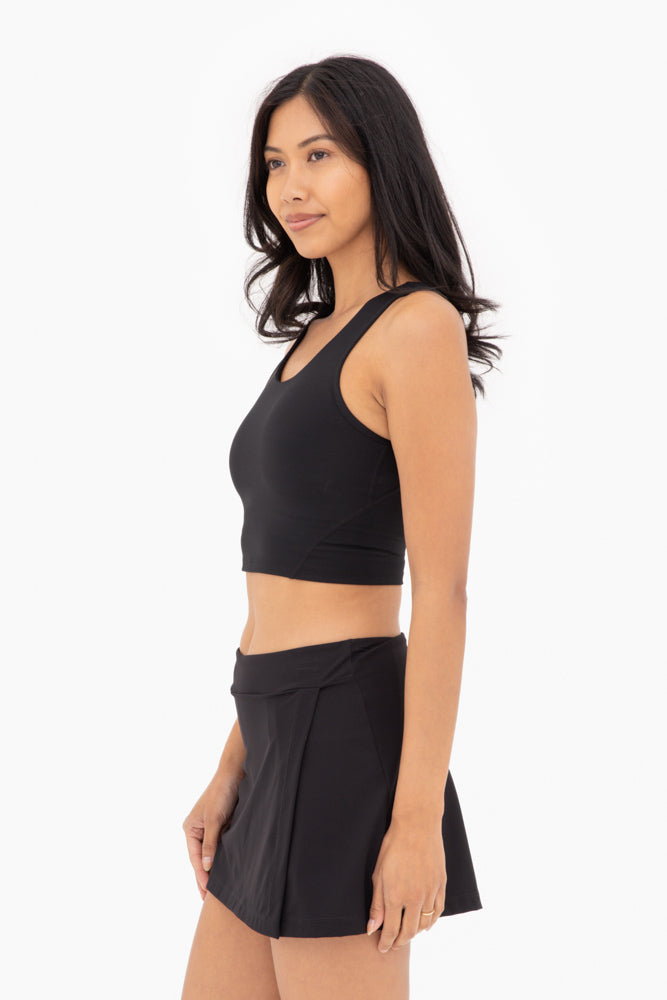 Mono B Cross Back elongated bra top AT3097