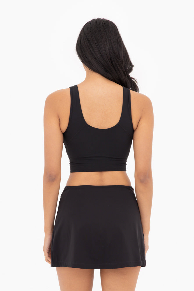 Mono B Cross Back elongated bra top AT3097