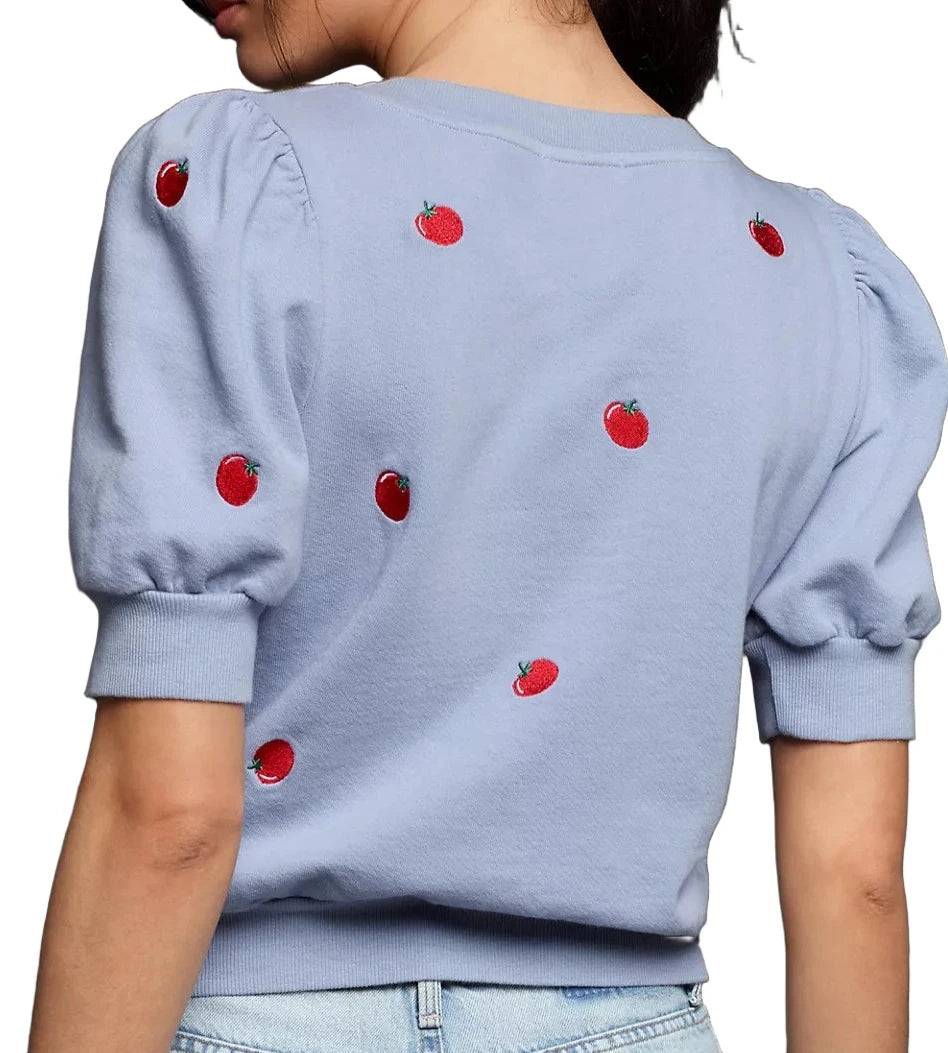 Back Blue with Cherries Top TLA