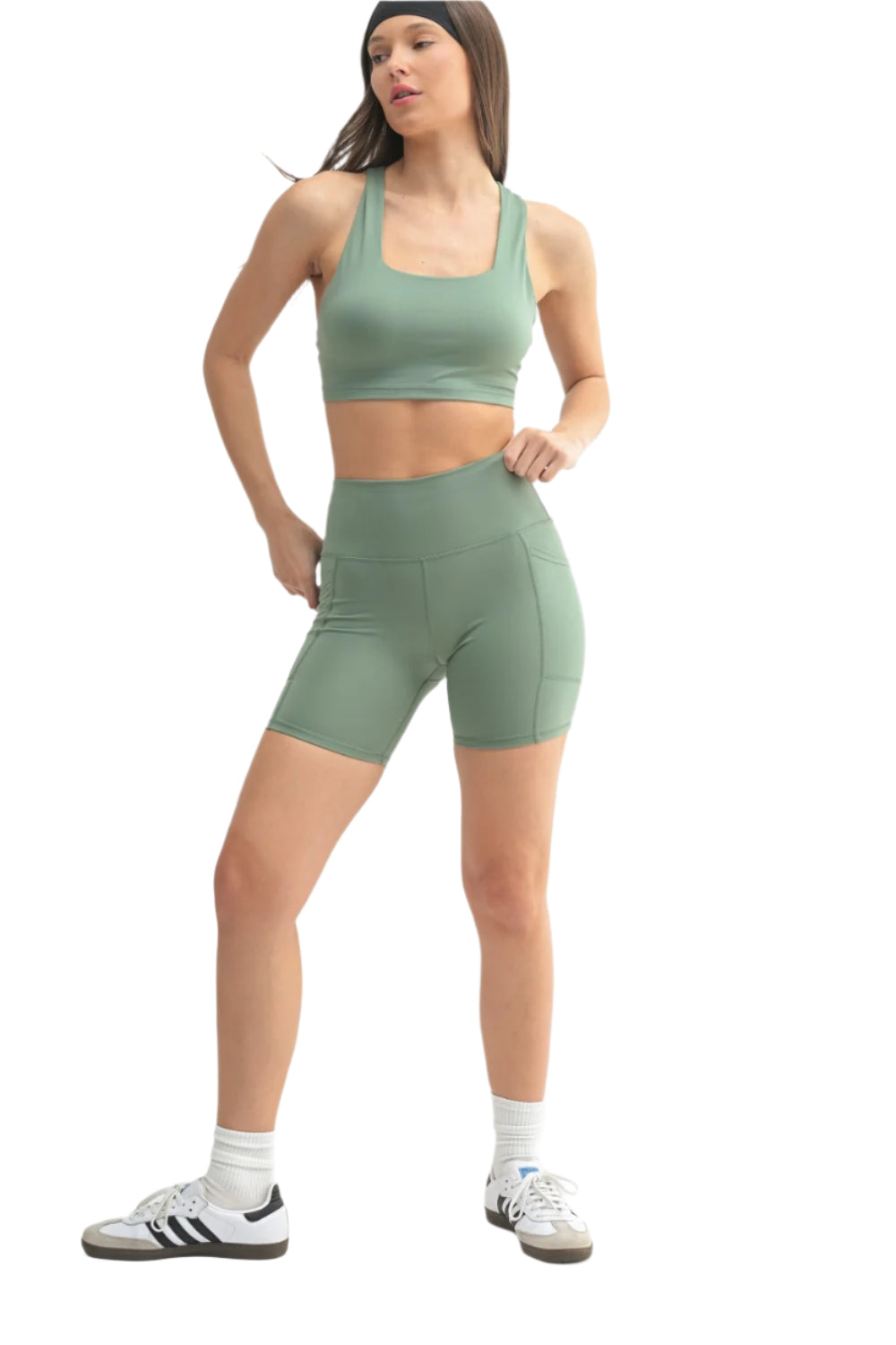 Mono B Venice Cloud Light Sculpt Biker Shorts BP665