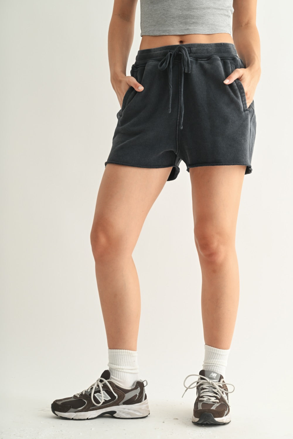 Mono B Mineral Washed LUXE  Shorts KP5320