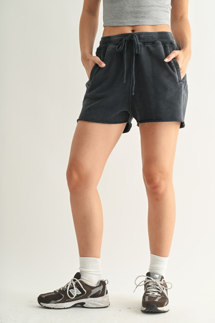 Mono B Mineral Washed LUXE  Shorts KP5320