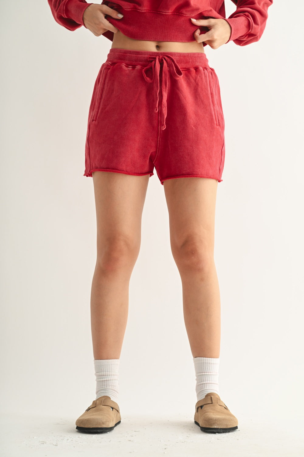 Mono B Mineral Washed LUXE  Shorts KP5320