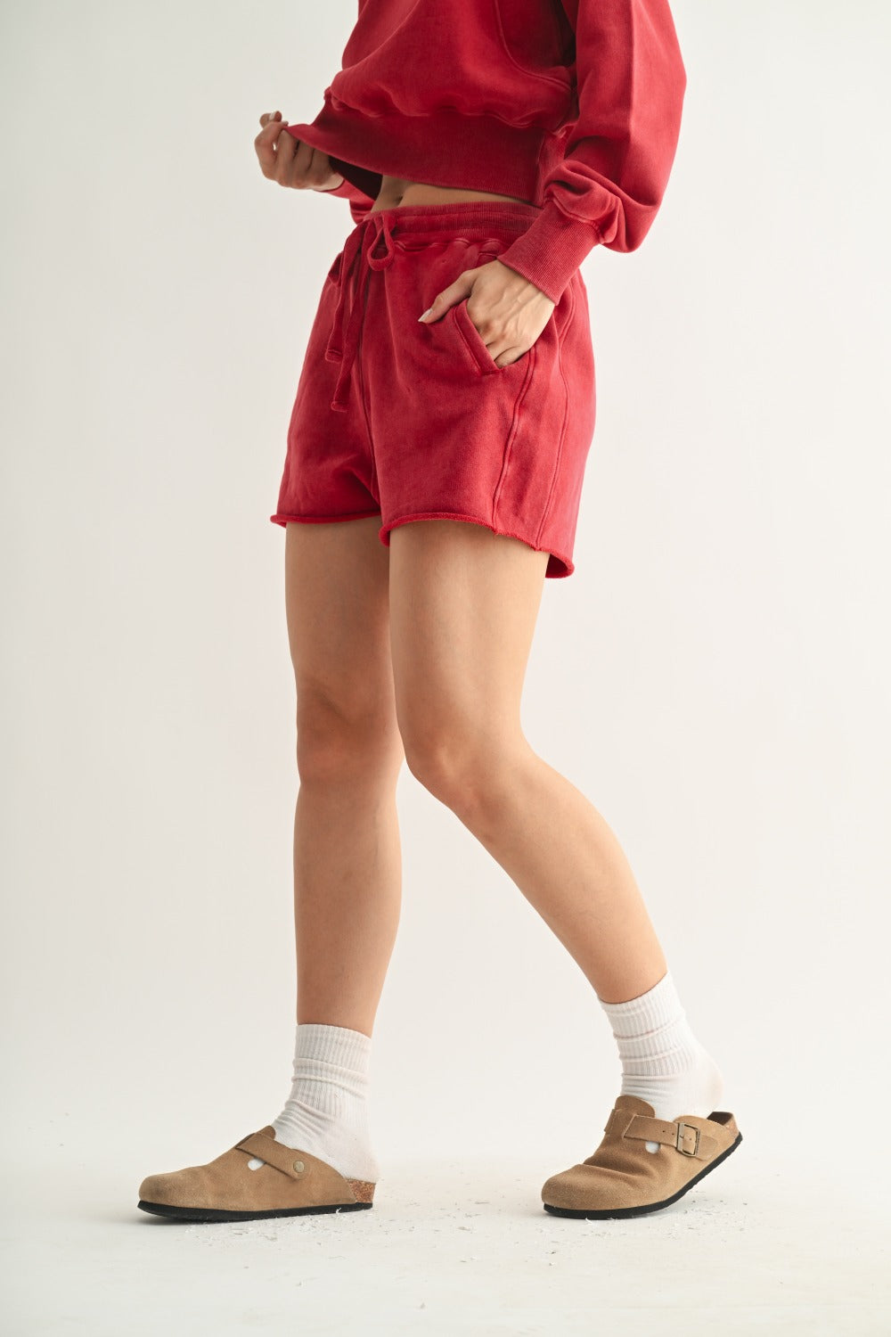 Mono B Mineral Washed LUXE  Shorts KP5320