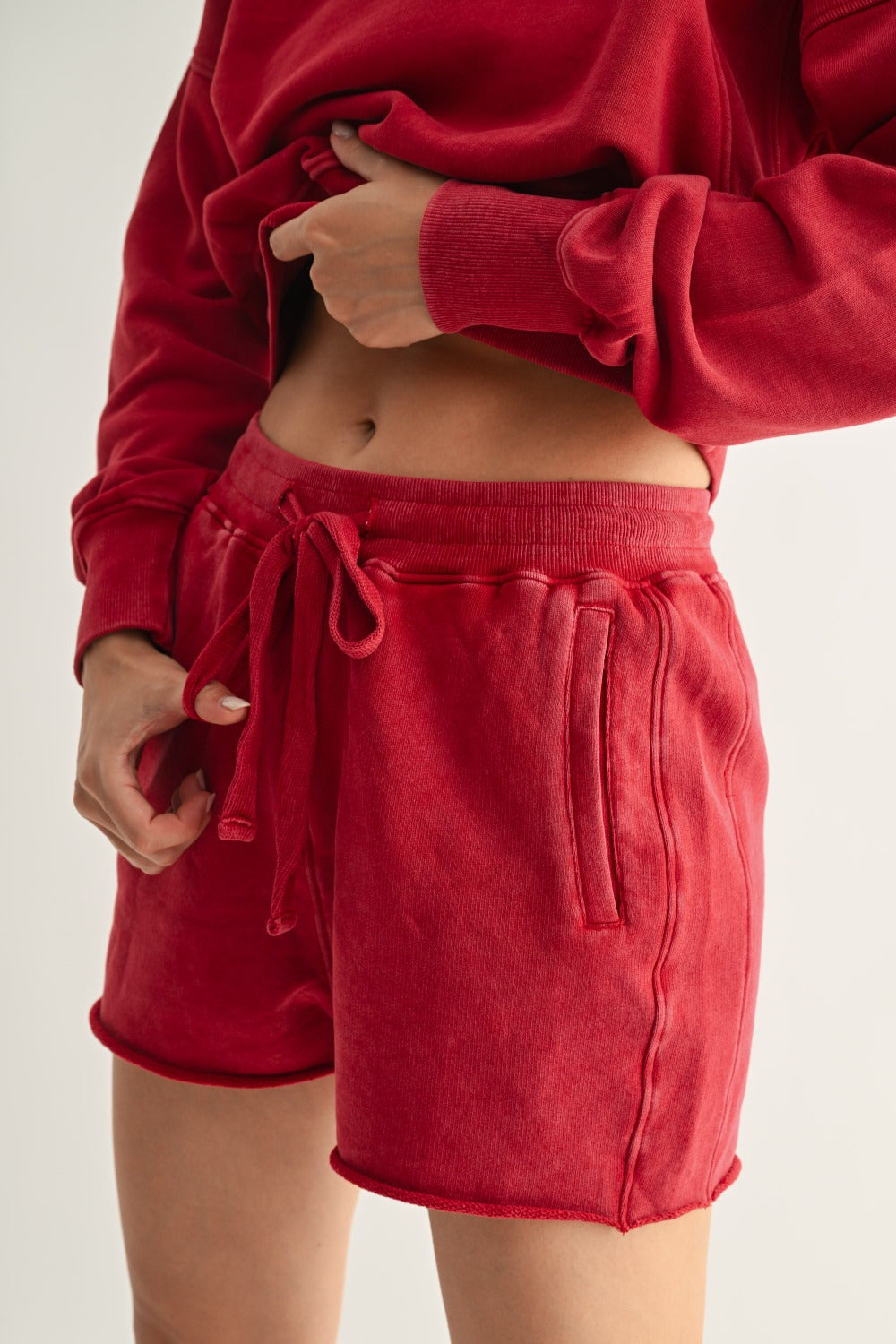 Mono B Mineral Washed LUXE  Shorts KP5320