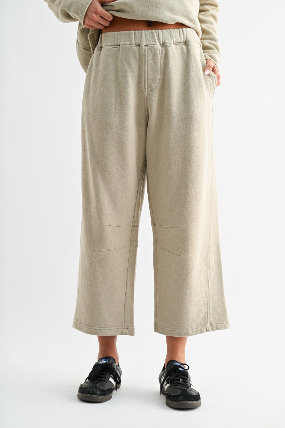 Mono B Malibu Air Cotton Barrel Lounge Pants KP5555