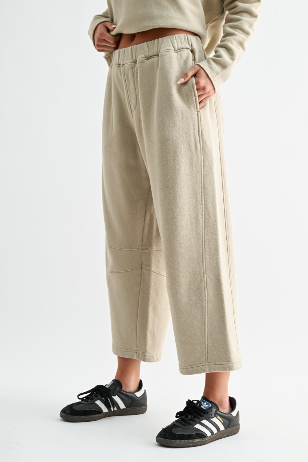 Mono B Malibu Air Cotton Barrel Lounge Pants KP5555
