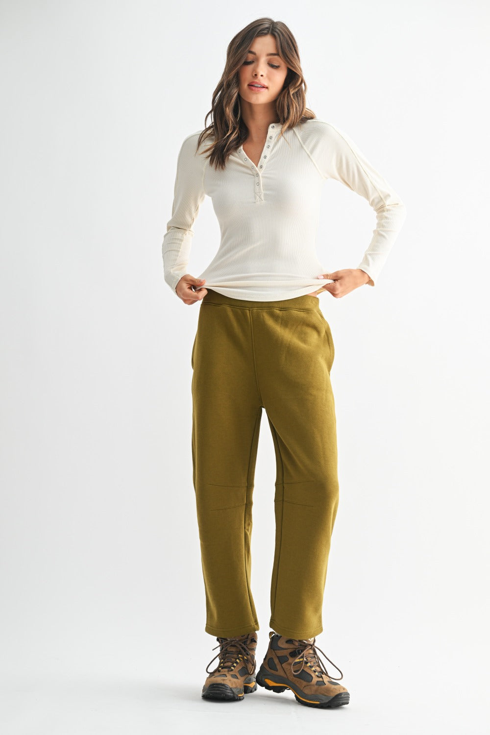 Mono B Off Duty Straight Leg Lounge Pant