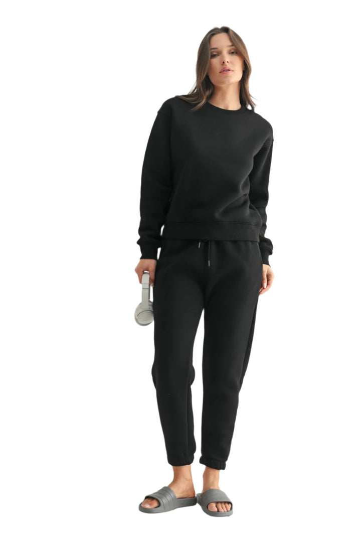 Melanie Mono B Classic Fit Fleece Sweatshirt KT12063