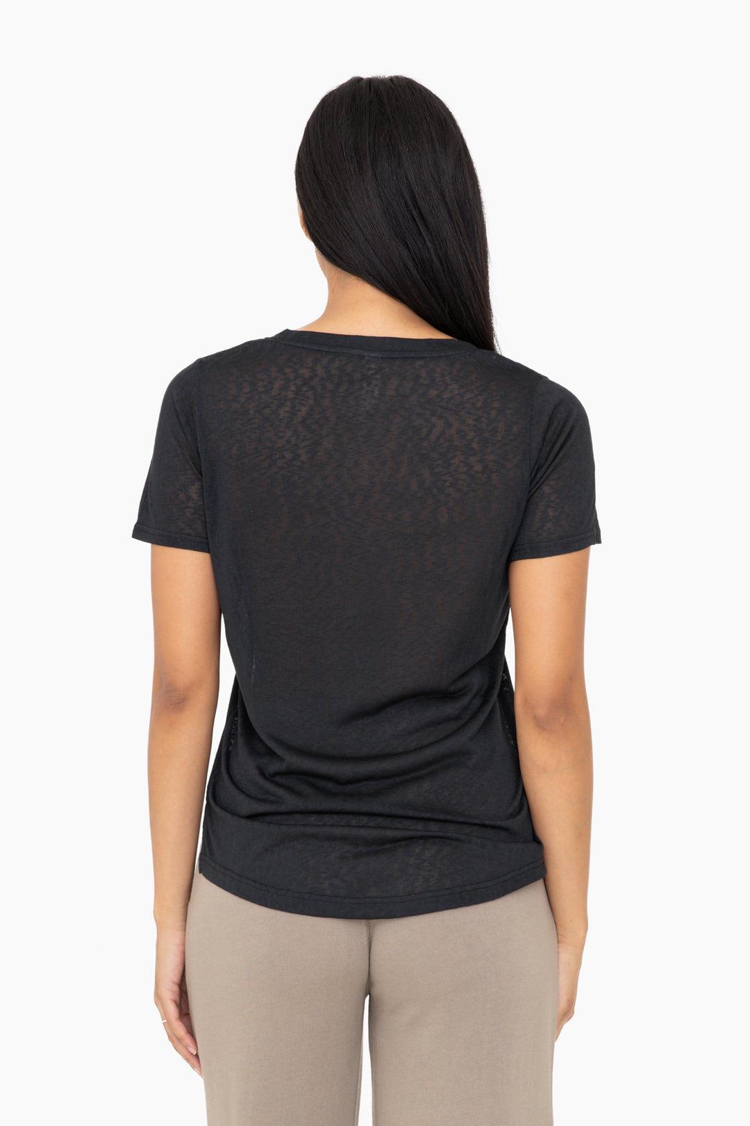 Mono B V Neck Classic Cut Modal Blend Tee (KT12112)