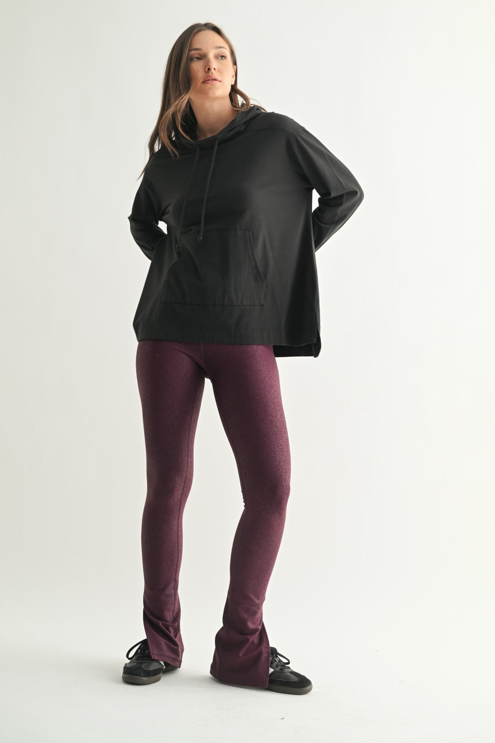 Mono B Field Stone Pima Cotton Hoodie KT5561