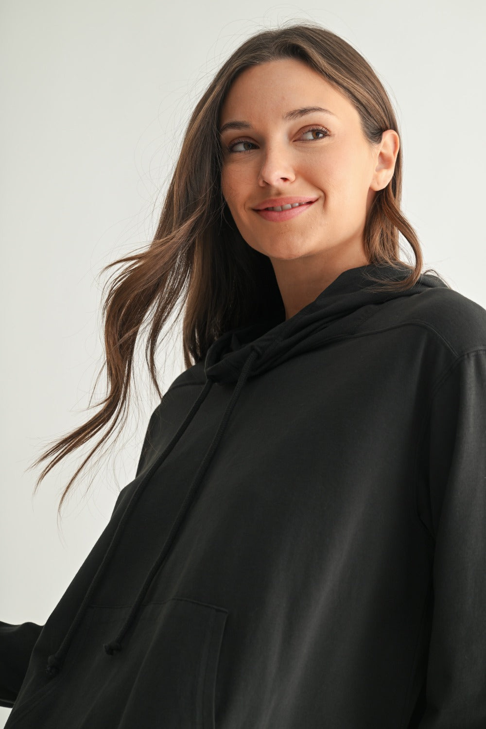 Mono B Field Stone Pima Cotton Hoodie KT5561