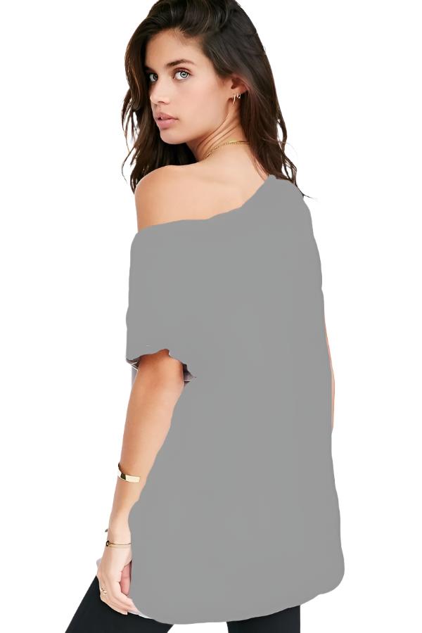 Off the shoulder t shirt dress hotsell