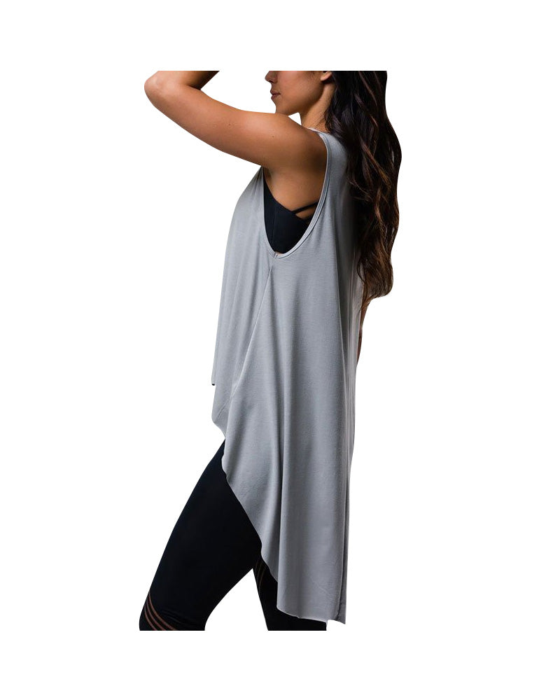 Onzie Hot Yoga 3120 High Low Tank Top-One Size
