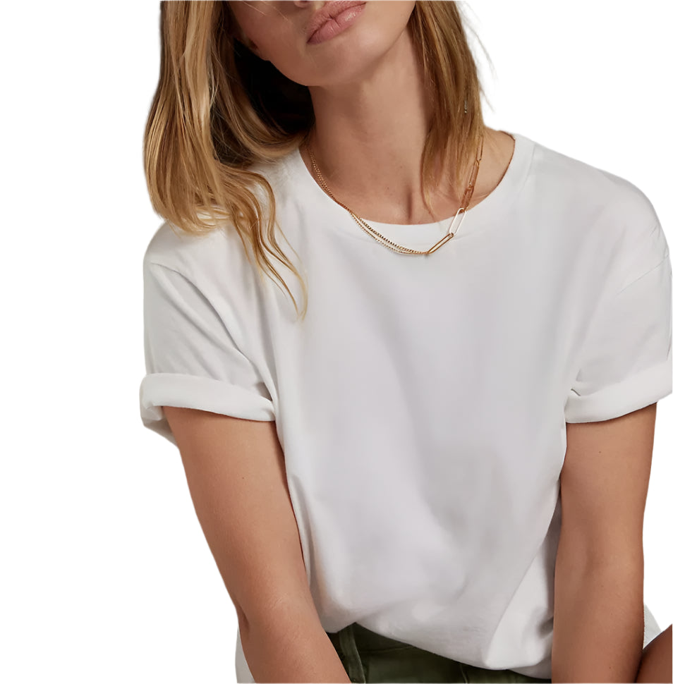 TMD T LA Crop Boxy Crew Neck
