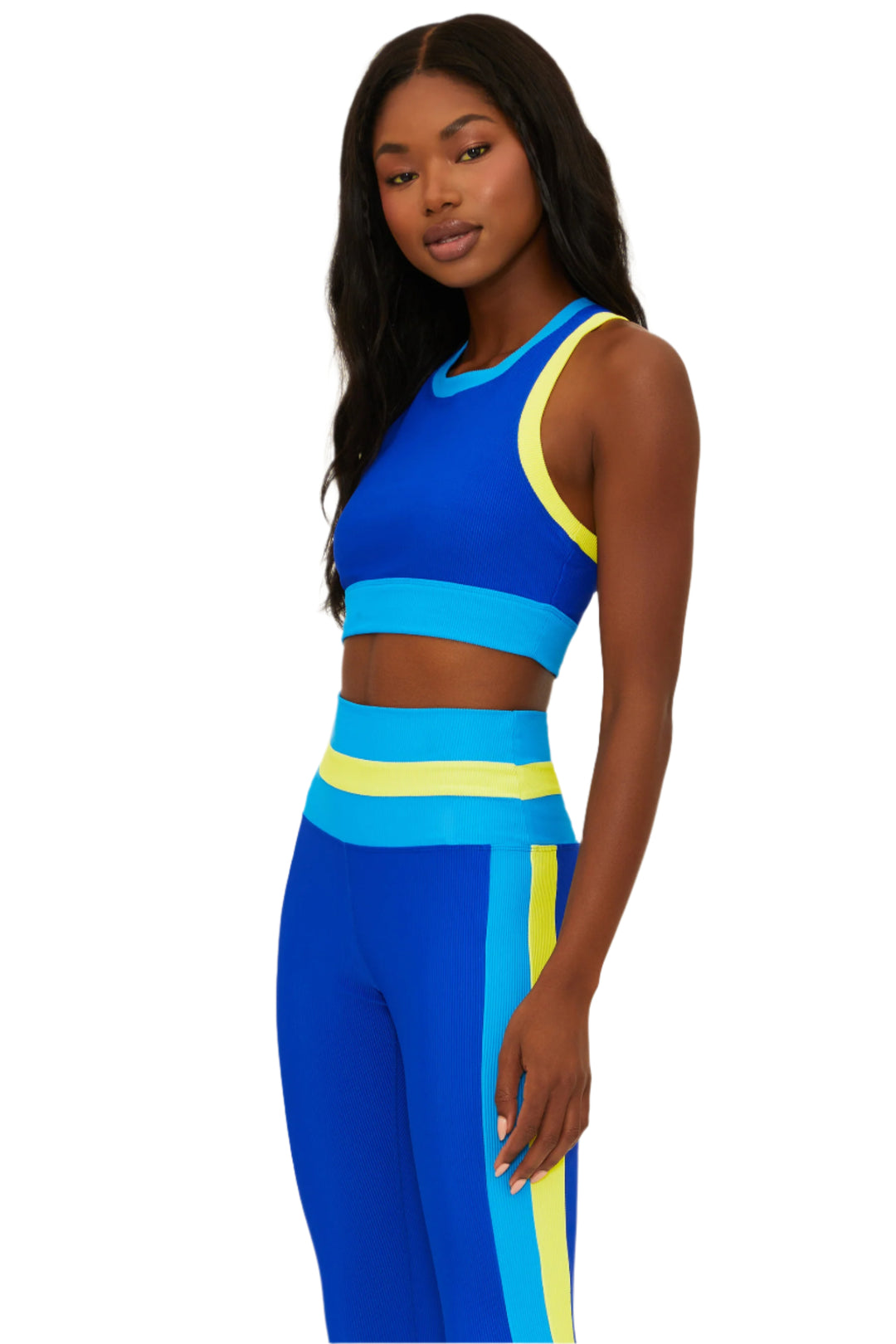 Beach Riot Gwen Top Colorblock - Rivera - Side View