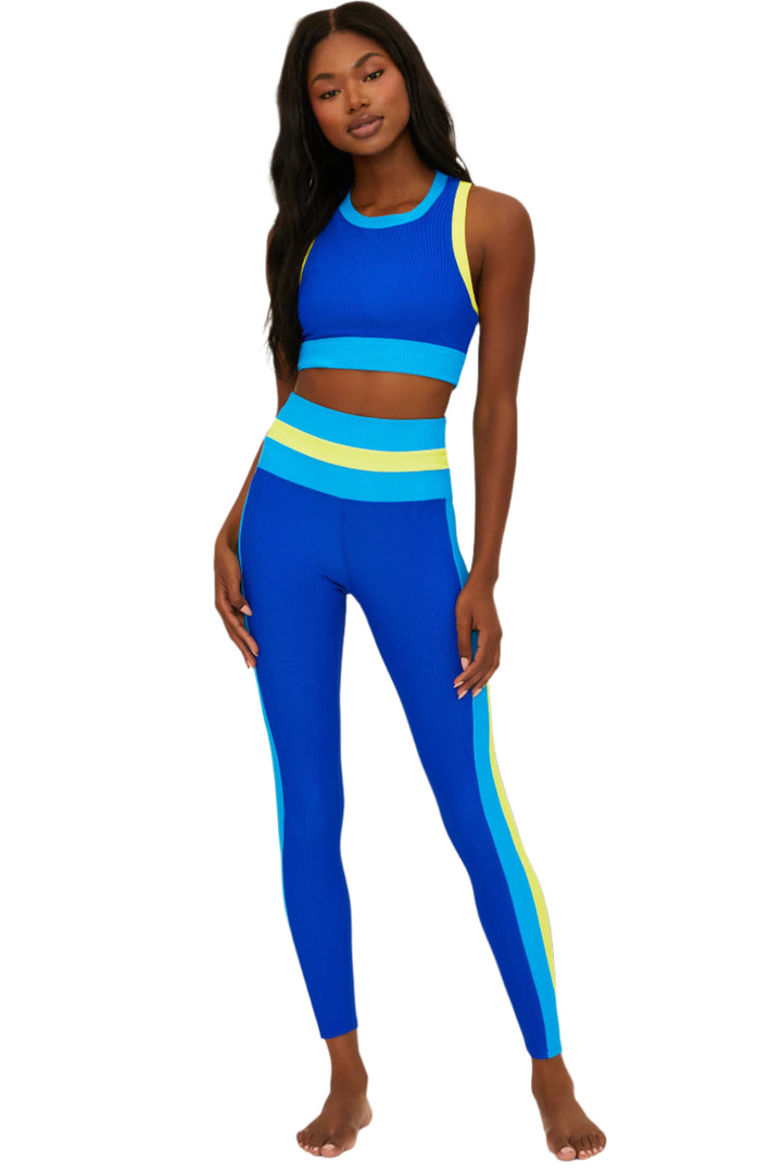 Beach Riot Mariella Legging Color Block - Rivera - Front Full View
