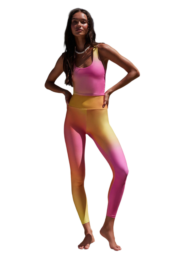 Beach Riot Piper Legging - Soleil Ombre - Front Full View