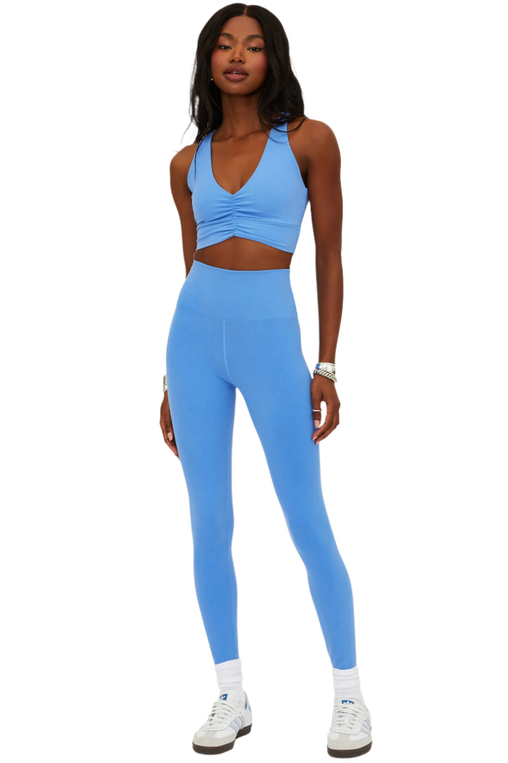 Beach Riot Mindy Top - Marina Blue - Front Full View