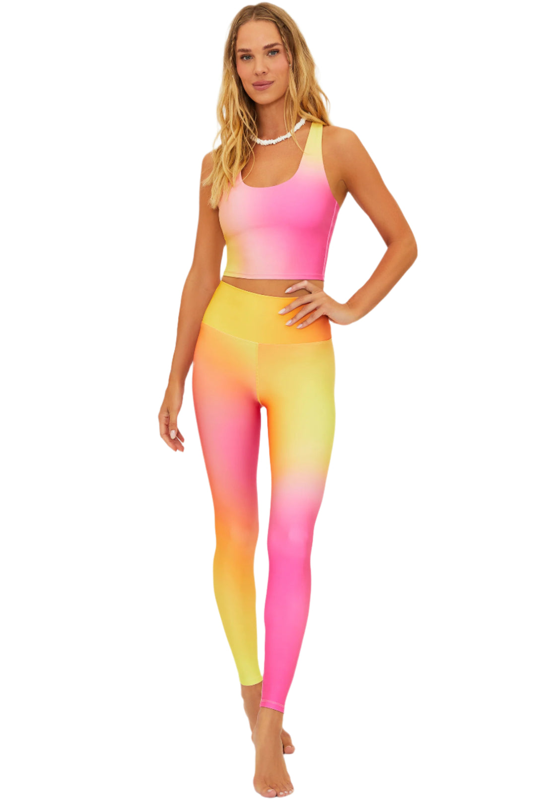 Beach Riot Piper Legging - Soleil Ombre - Front Full View