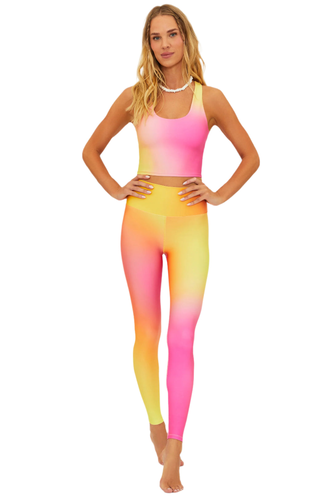 Beach Riot Piper Legging - Soleil Ombre - Front Full View