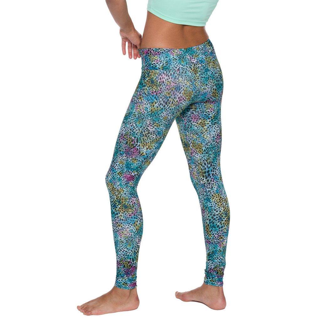 Onzie Hot Yoga Leggings 209 - Leo - side view